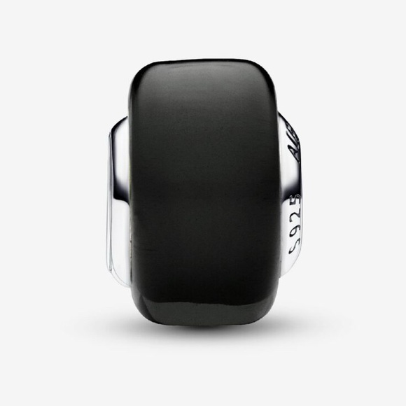 Pandora Jewelry - Pandora Mini Black Murano Glass